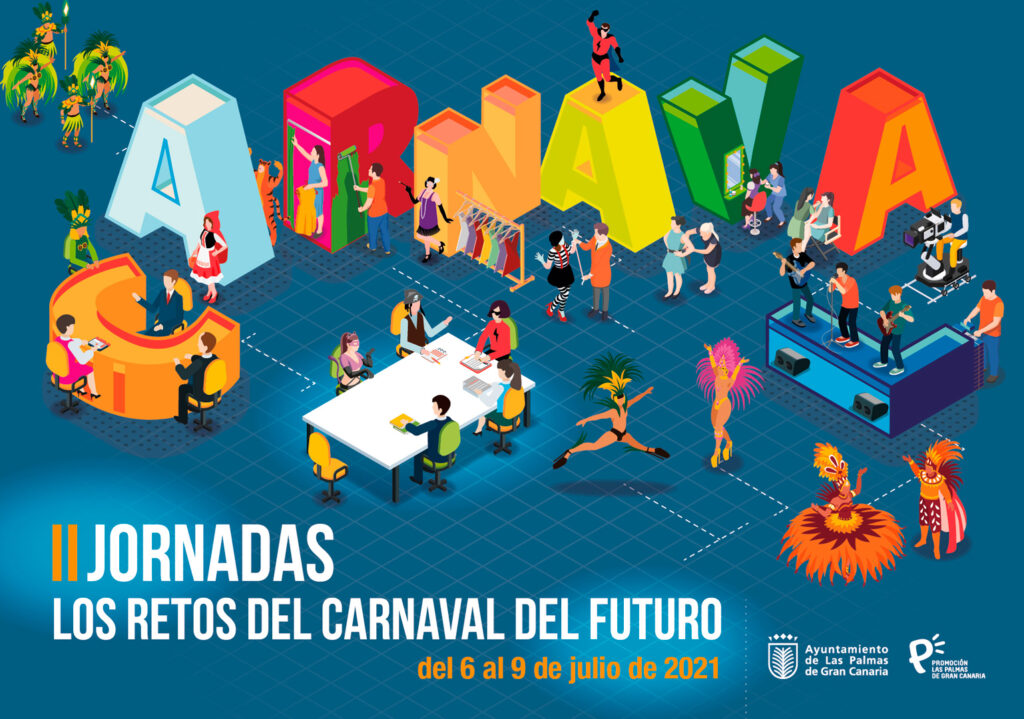 Los retos del carnaval del futuro. Imagen del cartel
