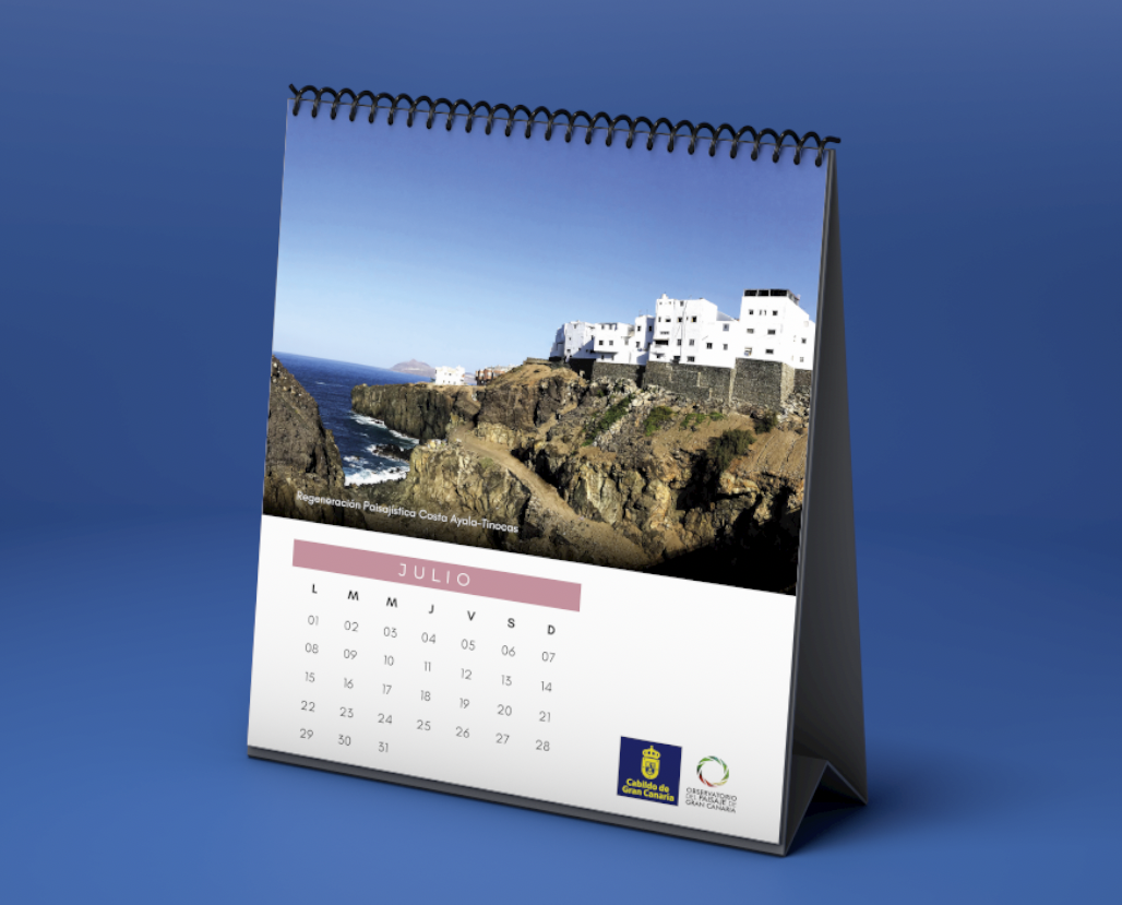 Calendario Observatorio del Paisaje de Gran Canaria.